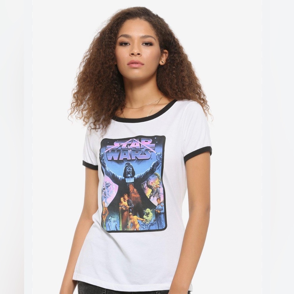 Her Universe Star Wars The Empire Strikes Back Poster Ringer T-Shirt